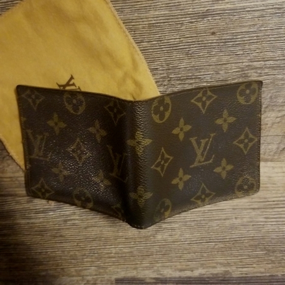 LV 2 Peice LOUIS VUITTON  wallet Bifold Billfold Billets Cartes Credit Monnaie - Picture 17 of 17